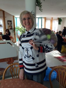 glücklich mit neuer Wolle                      